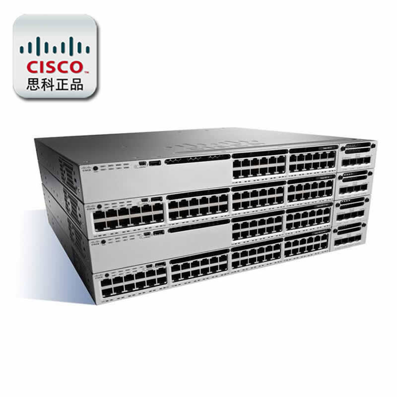 思科（Cisco）3850系列企业级三层千兆交换机WS-C3850-12S-S