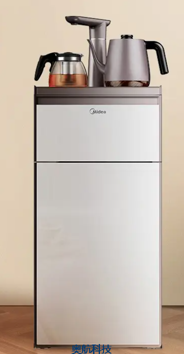 美的（Midea）茶吧机家用办公下置式饮水机多功能智能全自动上水防烫壶YR1707S-X 温热款